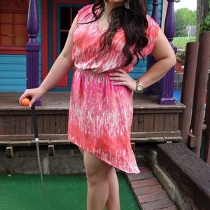 Colorful High-low Dress